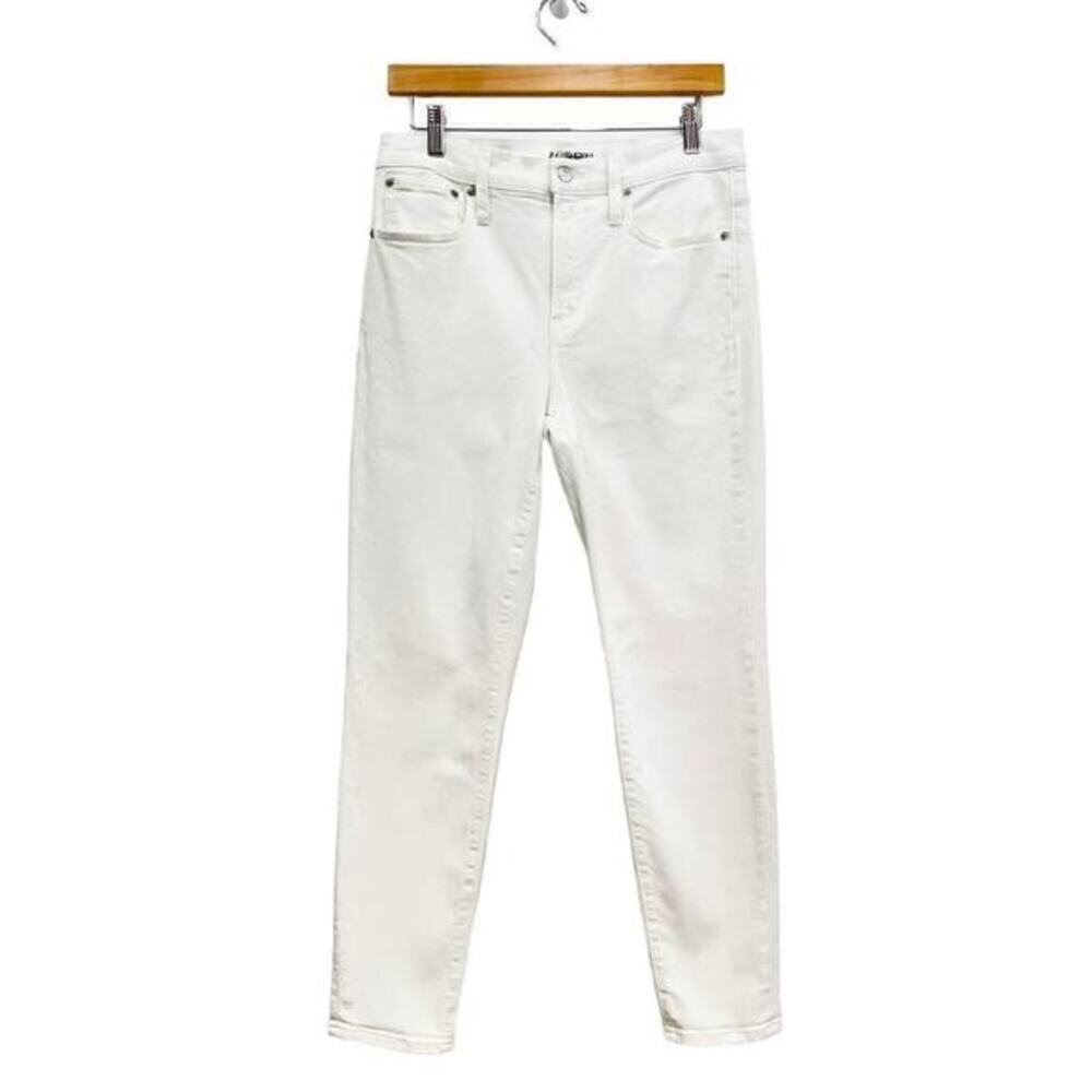 J.Crew 9" toothpick Skinny jean in white wash BQ310 size 30
